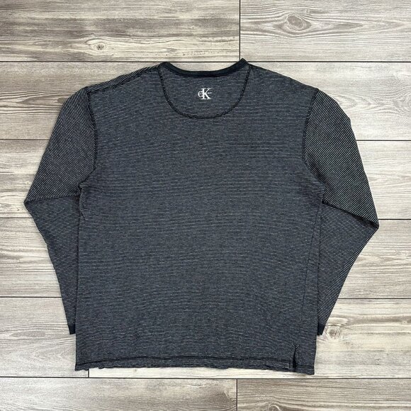 Vintage Y2K Calvin Klein Striped Longsleeve - Picture 2 of 5